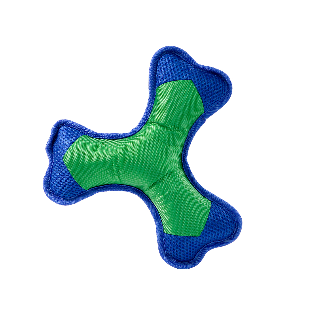 M170051-Dog toy Flying Triple-green/blue-M