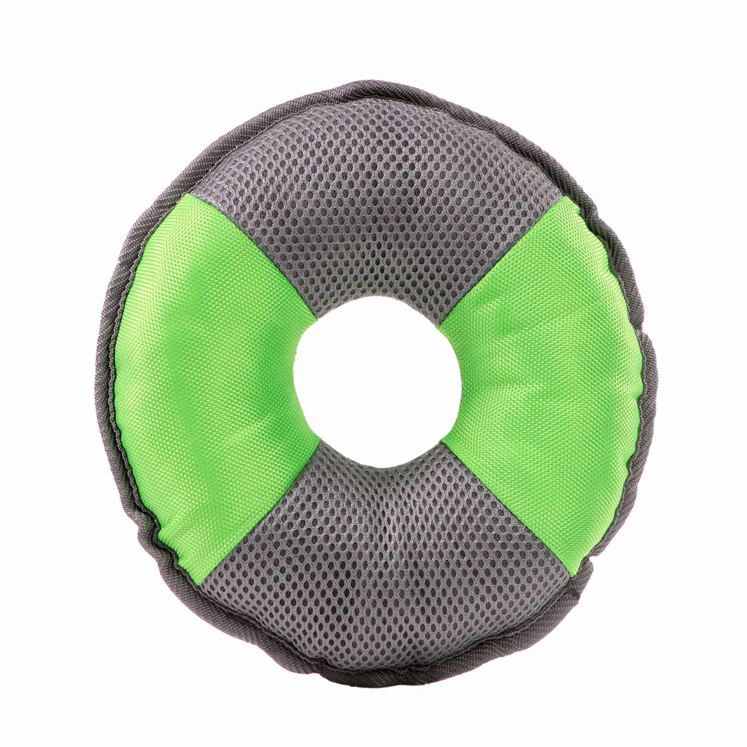 M170050-Dog toy Flying Disc-green/gray-M