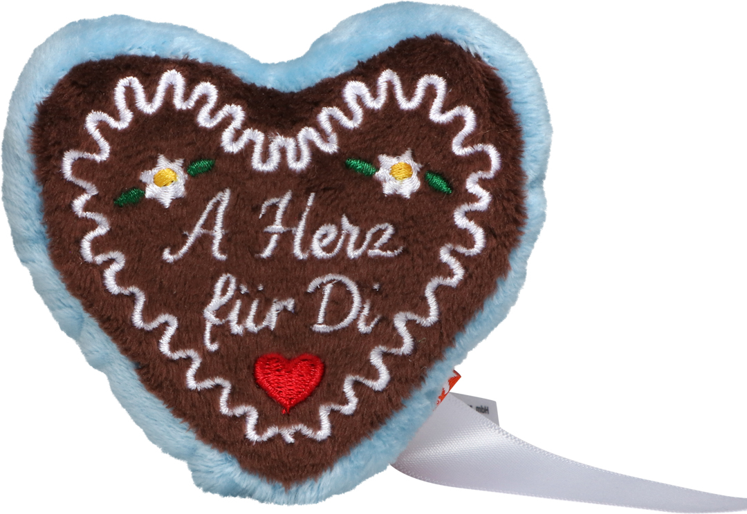 Schmoozies? Gingerbread heart blue