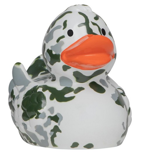 Squeaky duck camouflage white
