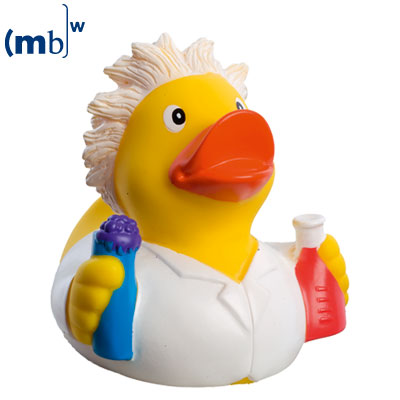 Chemist squeaking duck