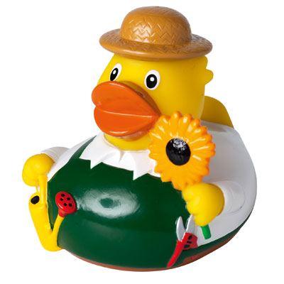 squeaking duck gardener