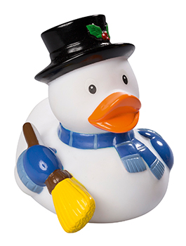 squeaky duck snowman