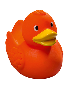 squeaky duck orange