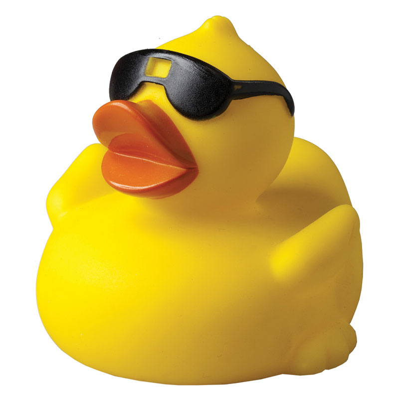 Sun glasses squeaking duck