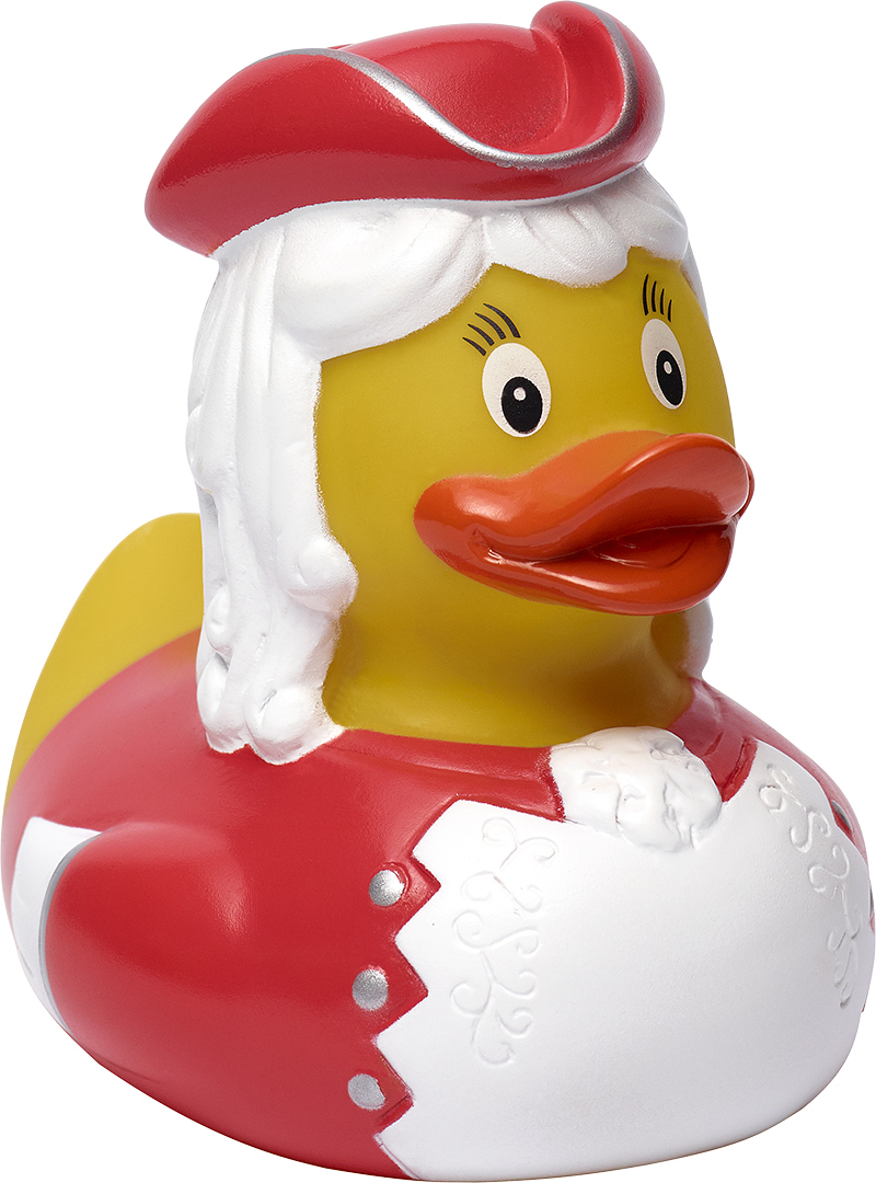 squeaky duck carnival red