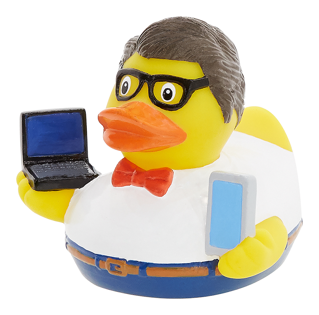 Squeaky duck nerd