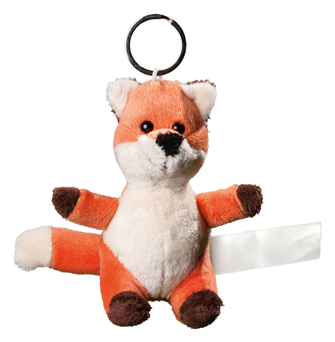 plush keychain fox
