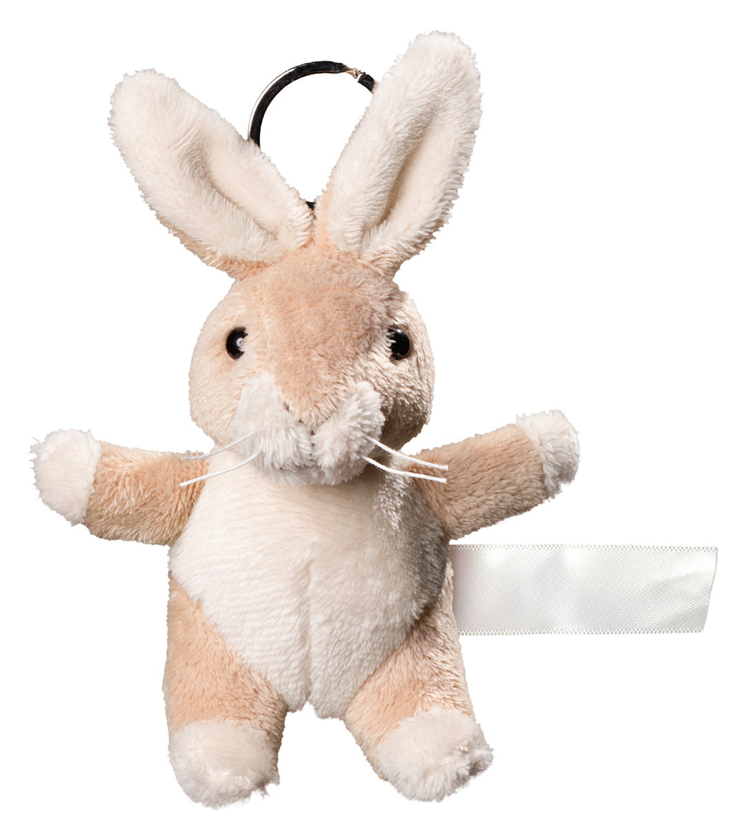 plush keychain rabbit