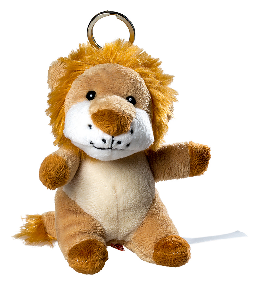 plush keychain lion