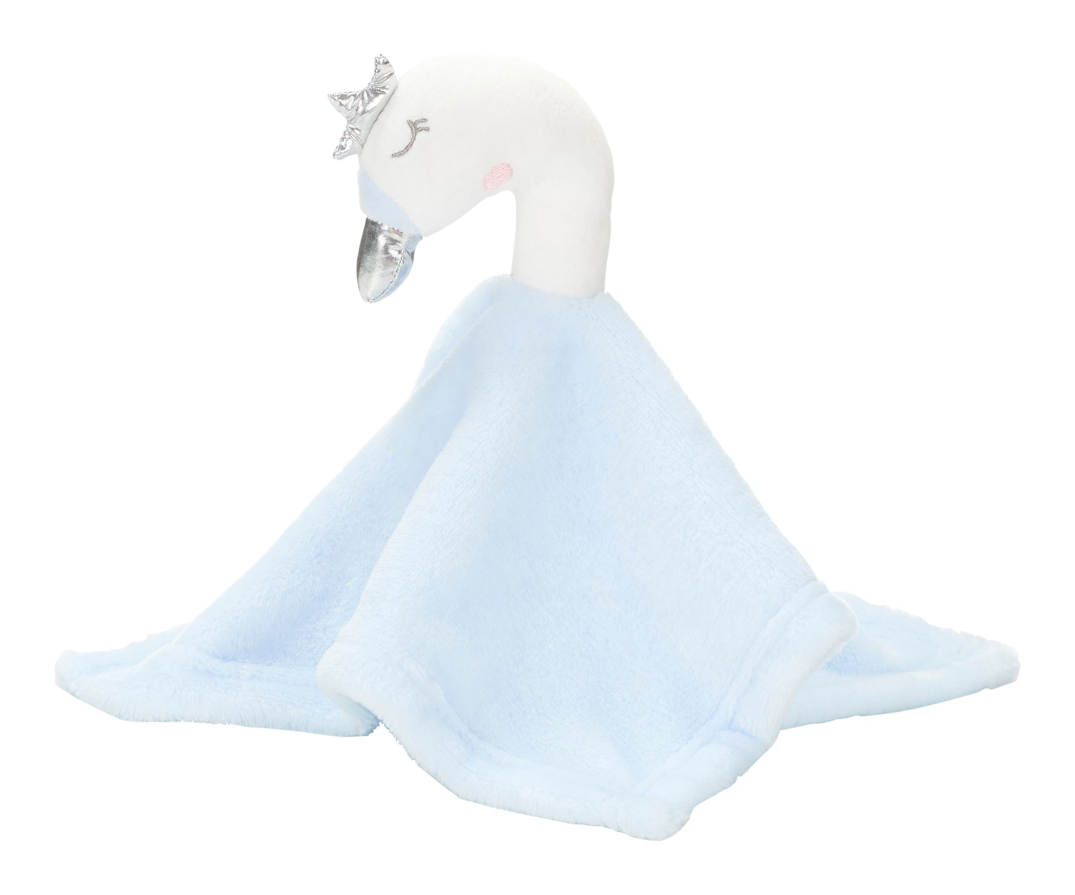 Cuddly blankets swan's head