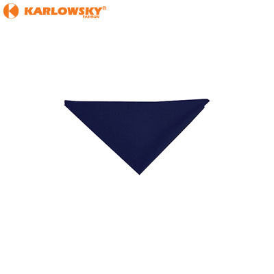 Triangle scarf - - - navy blue