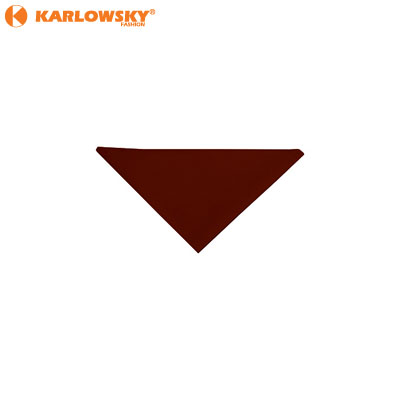 Triangle scarf - - - rust