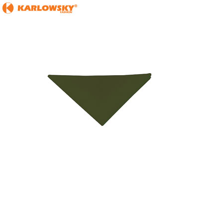 Triangle scarf - - - olive green