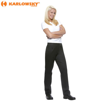 Ladies trousers - KARLA - black