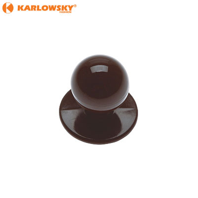 Buttons - one colour - brown