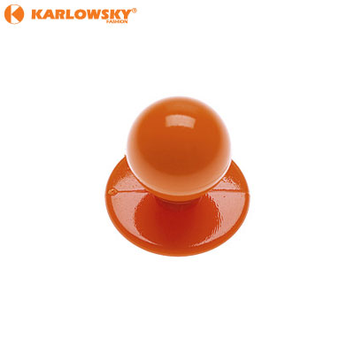 Buttons - one colour - orange