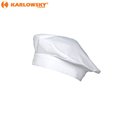 Beret chefs hat - Luka - white
