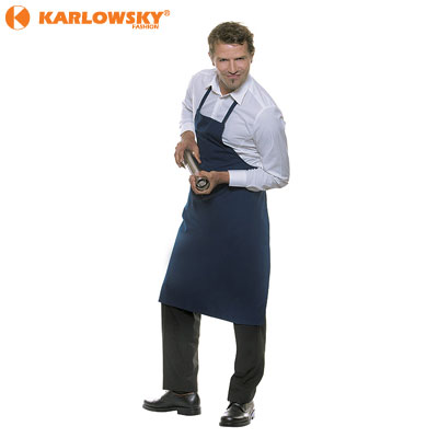 Bib apron - Faro - navy blue