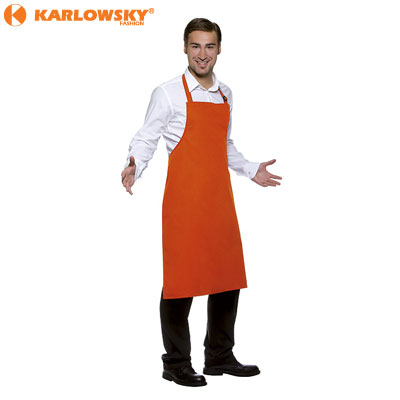 Bib apron - Malaga - orange