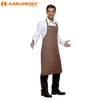 Bib apron - Malaga - light brown