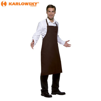 Bib apron - Malaga - dark brown